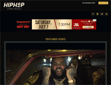 Tablet Screenshot of hiphopvideoworld.com